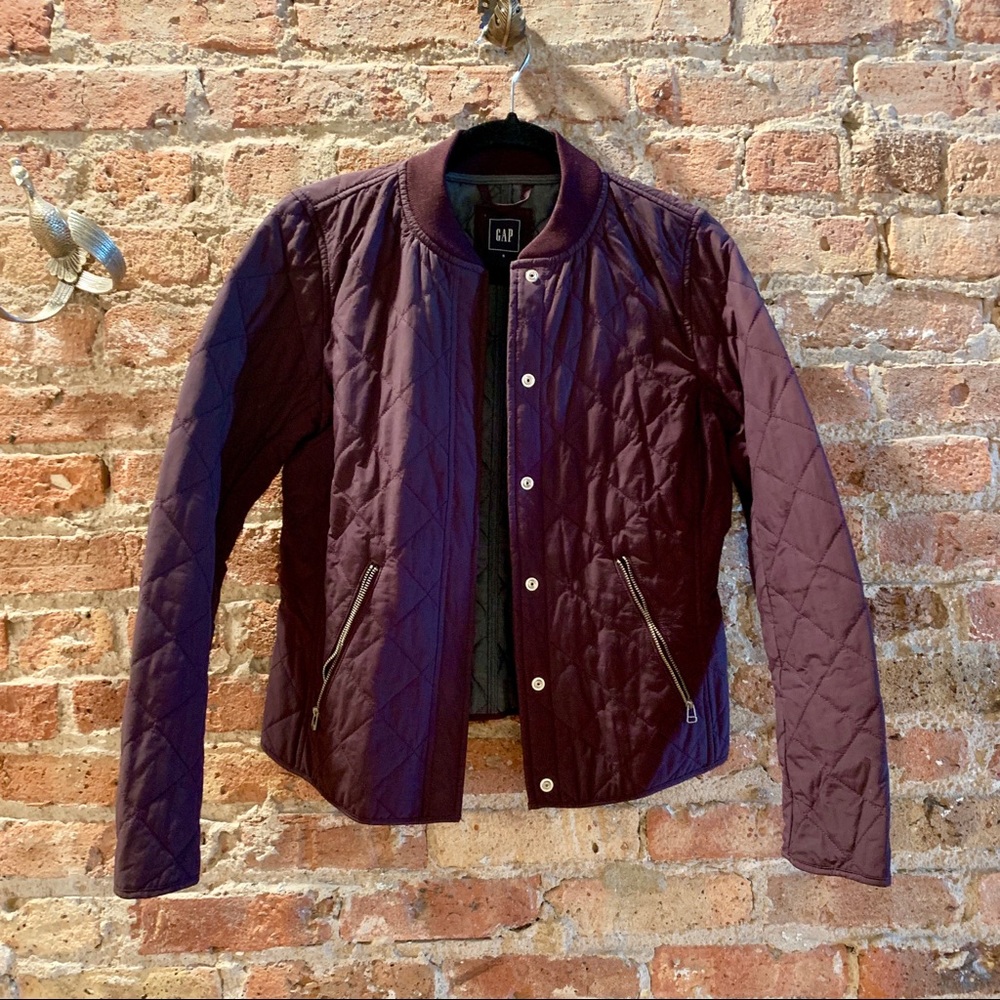 Gap Deep Purple Light Down Jacket - Rarely Worn